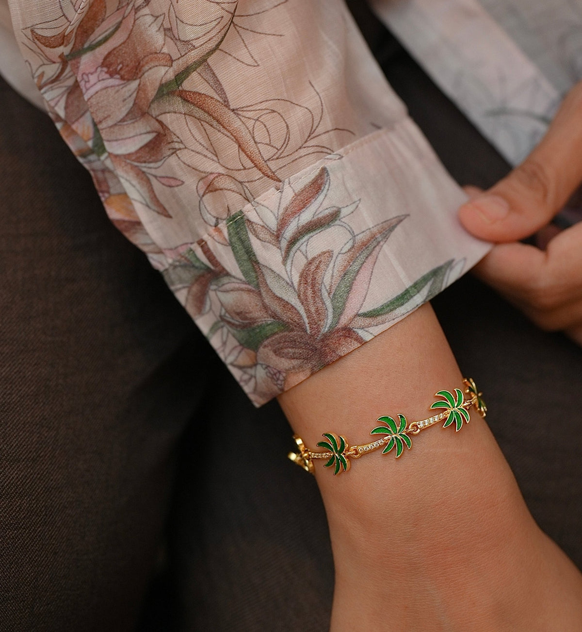Palm tree bracelet - Reen & co.Palm tree bracelet