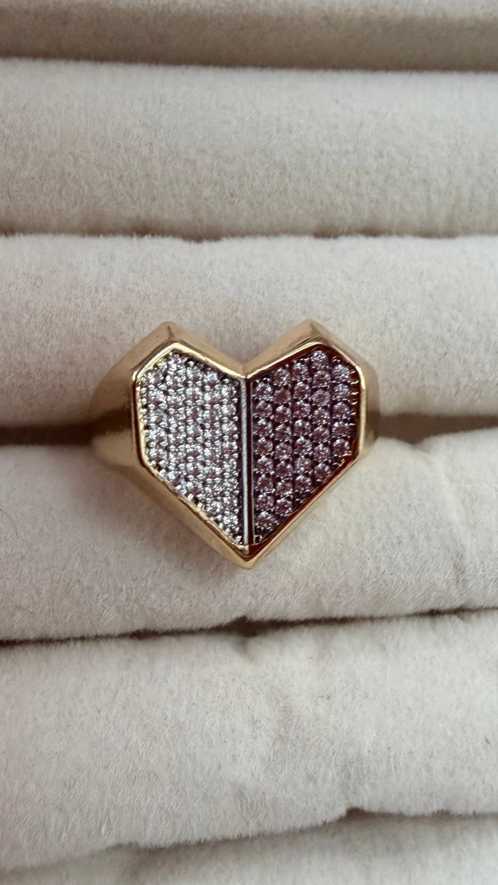 Zircon heart ring - Reen & co.Zircon heart ring