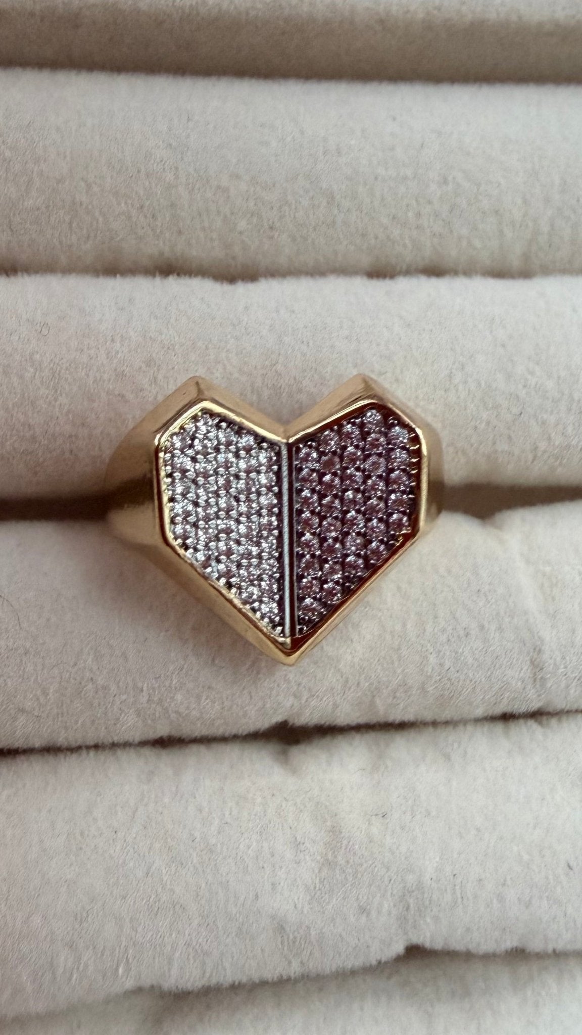 Zircon heart ring - Reen & co.Zircon heart ring