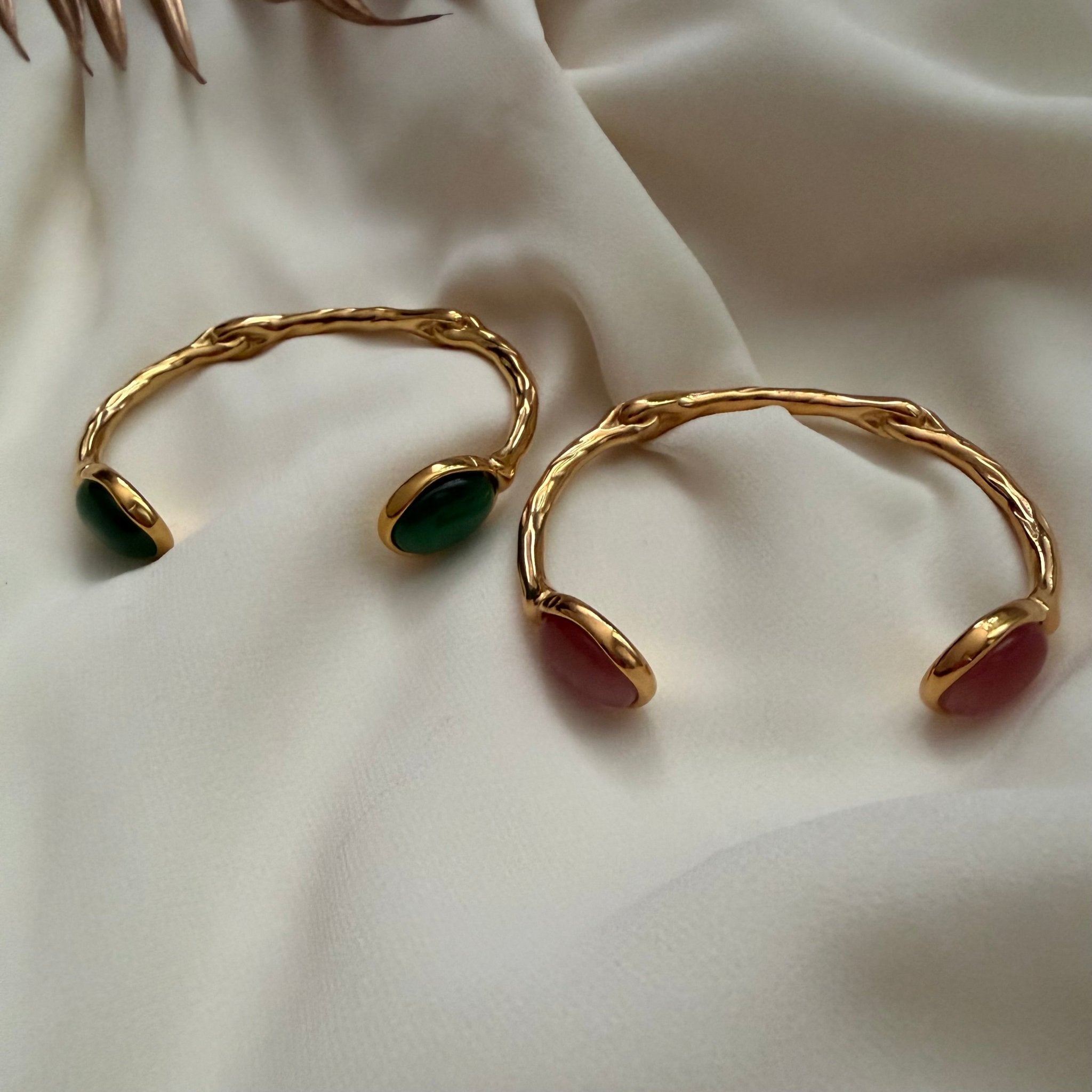 Agate bangles - Reen & co.Agate bangles