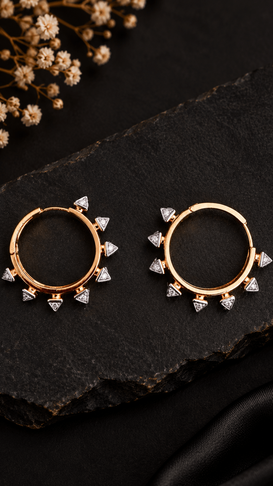 Triangle hoops - Reen & co.Triangle hoops