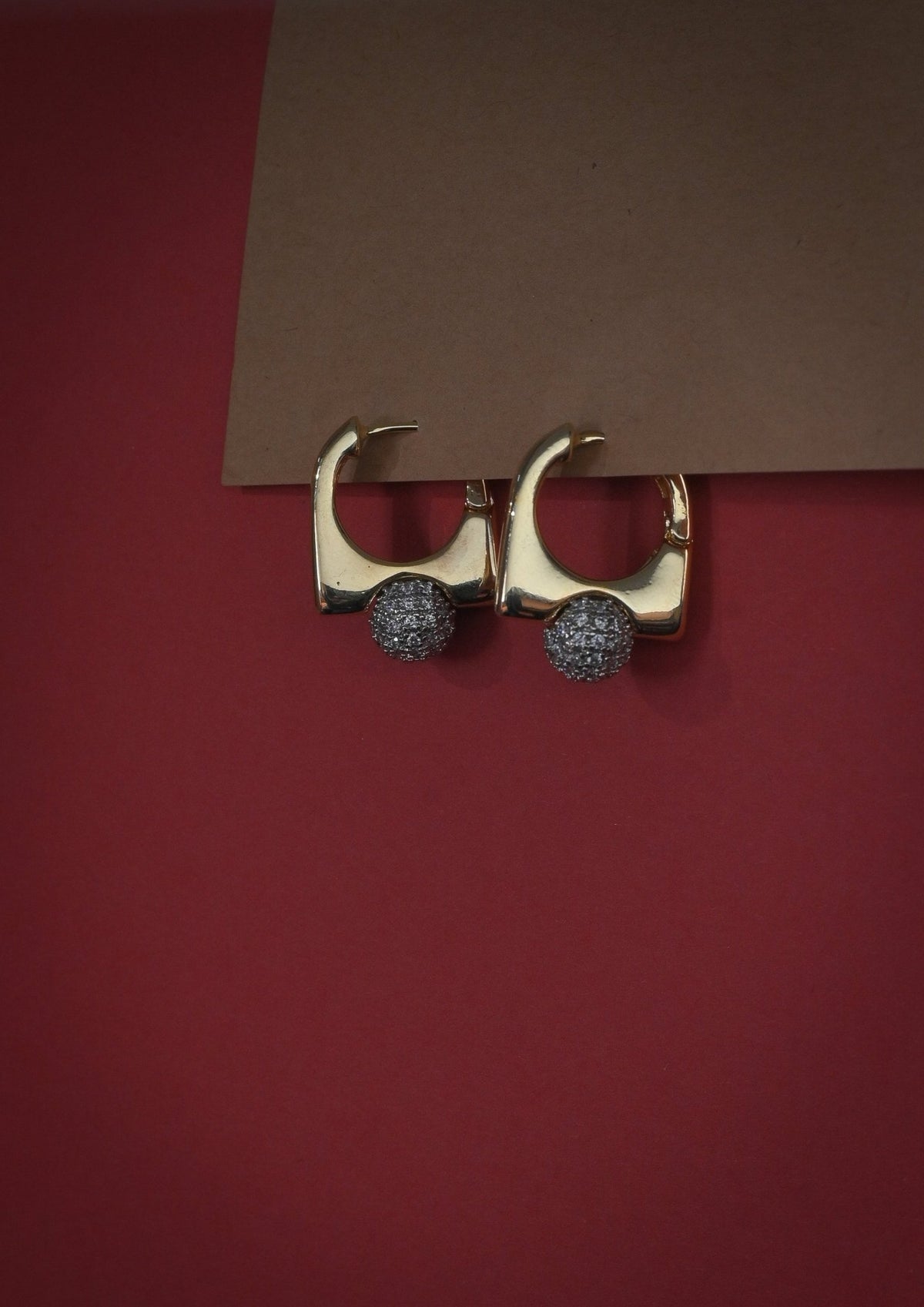 Mini silver ball hoop earrings - Reen & co.Mini silver ball hoop earrings
