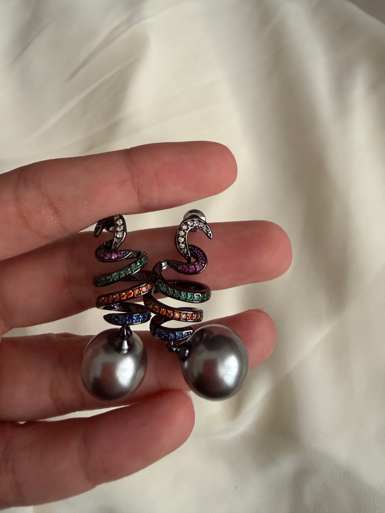 Multicolour pearl earrings - Reen & co.Multicolour pearl earrings