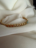 Multicoloured stone bangle