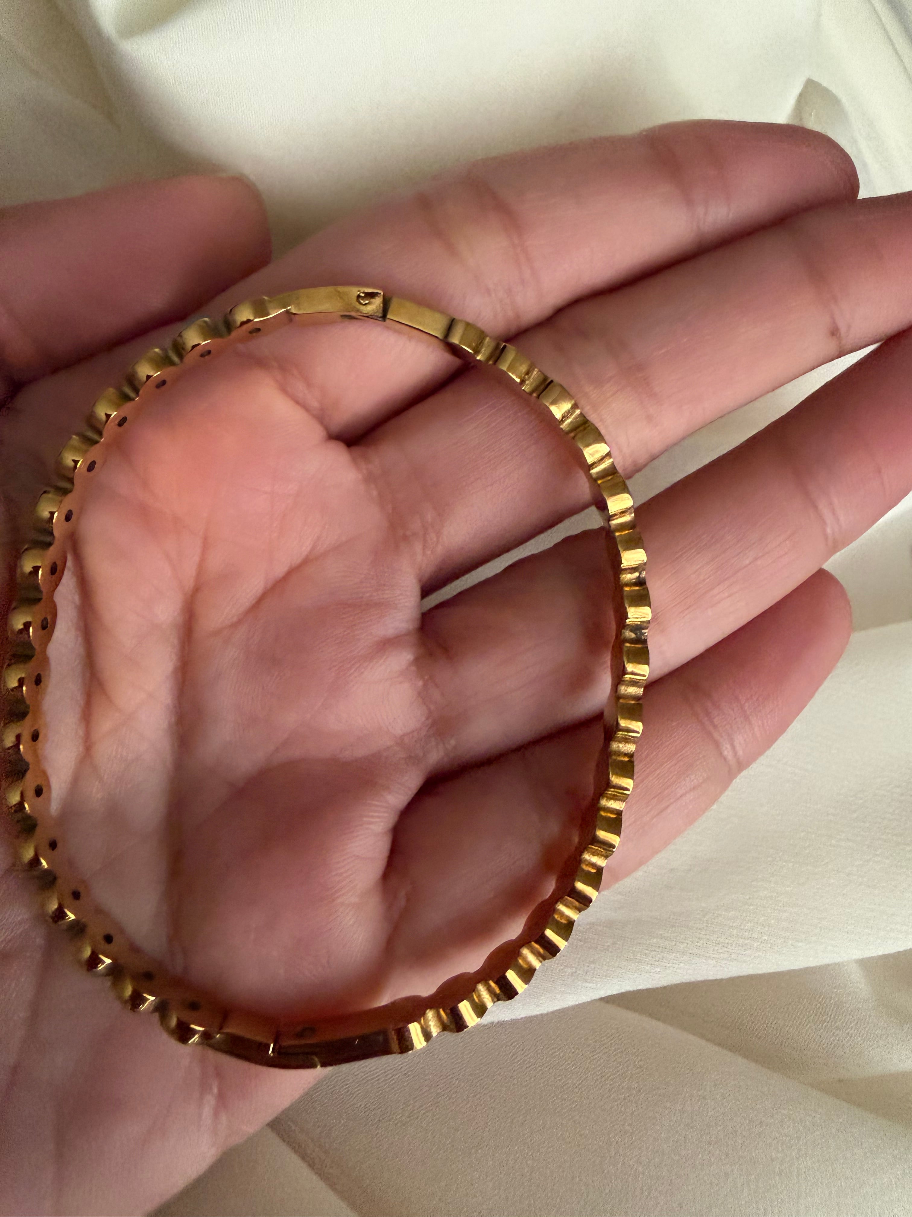 Multicoloured stone bangle