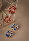 Round cutout earrings - Reen & co.Round cutout earrings
