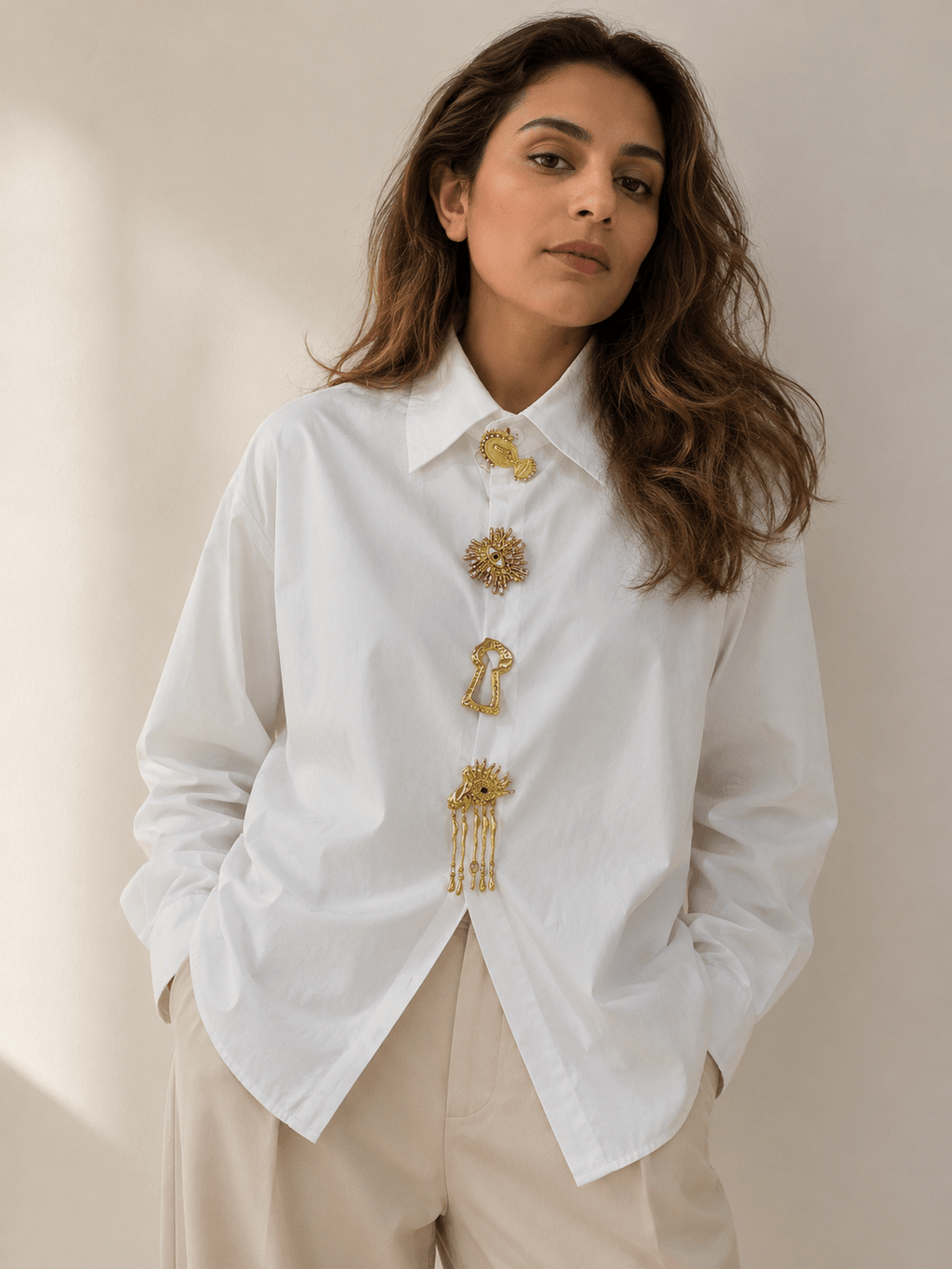 Jewelled eye top - Reen & co.Jewelled eye top
