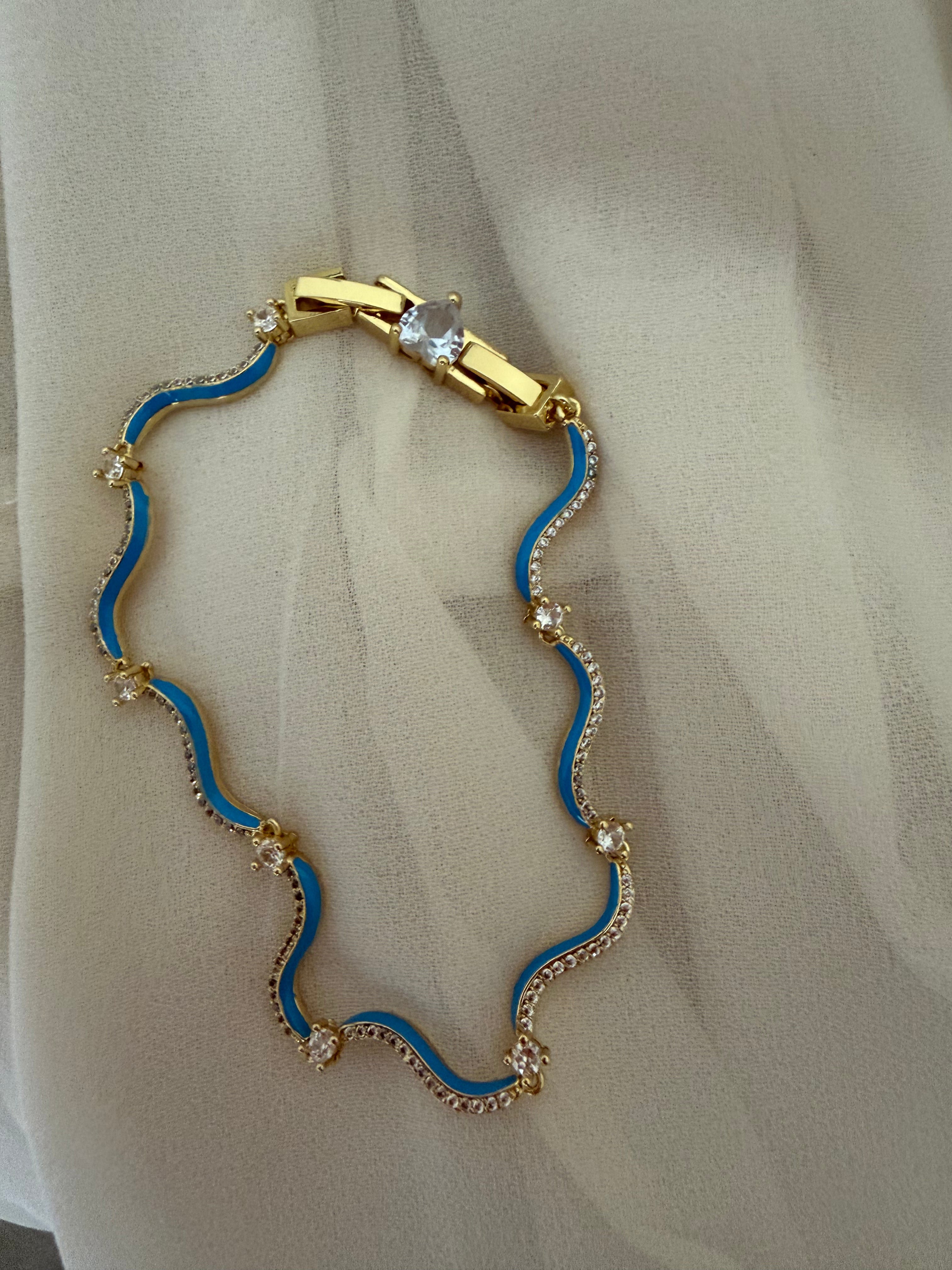 Enamel 18k bracelets