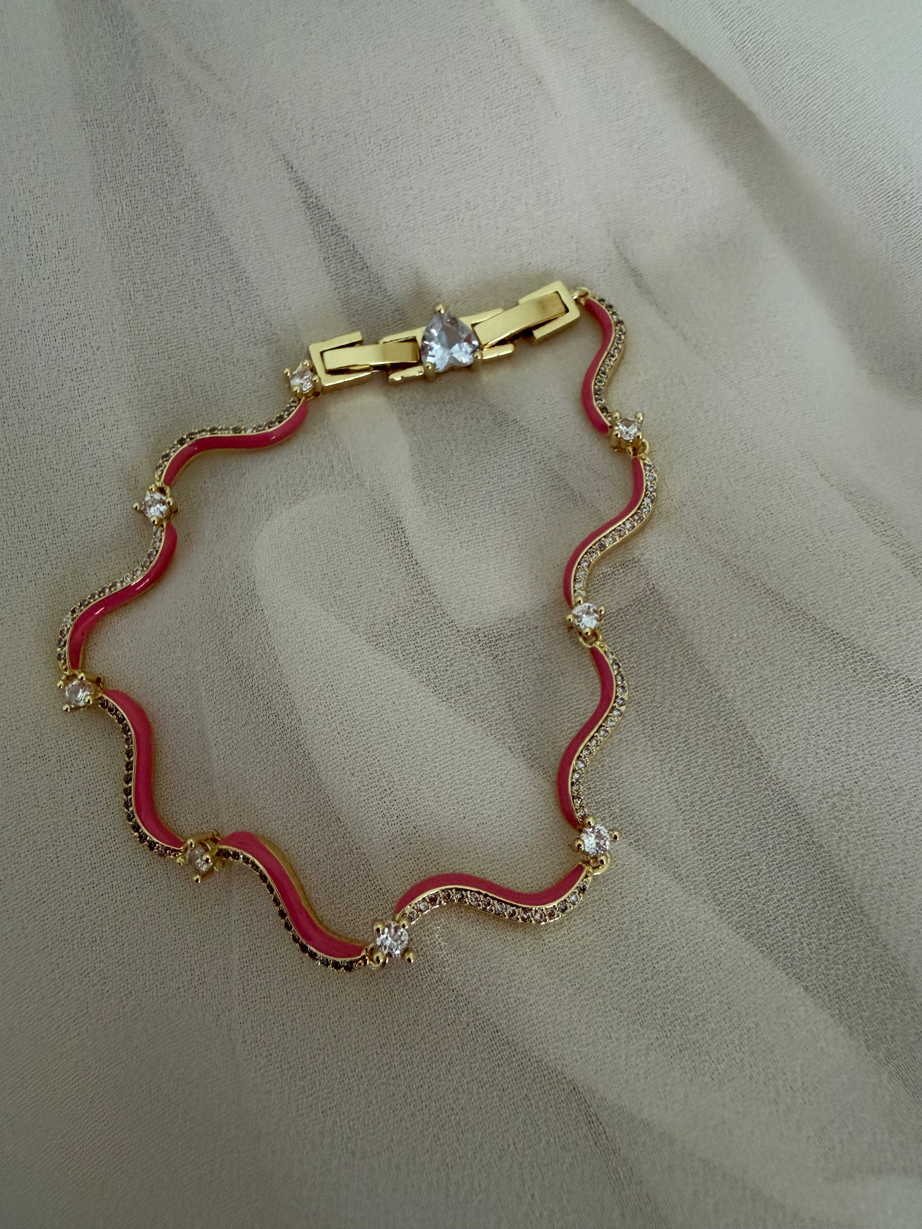 Enamel 18k bracelets