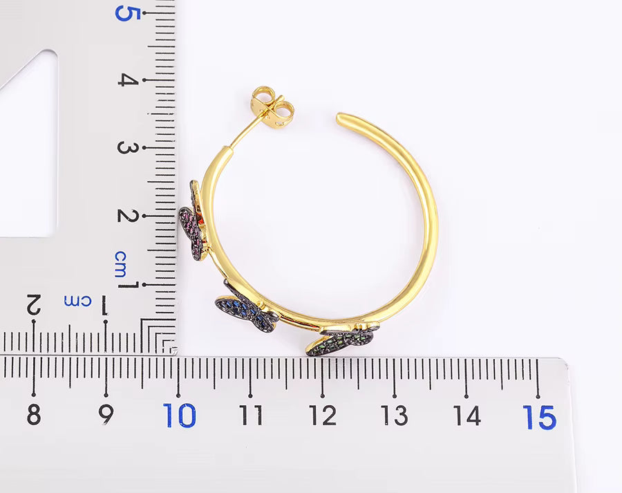 Butterfly hoops